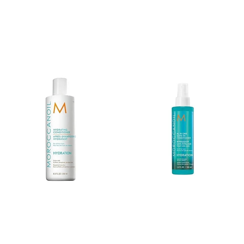 Moroccanoil All In One Leave In Conditioner, 160ml & Hydrating Conditioner, 250 ml (Pack of 1)
