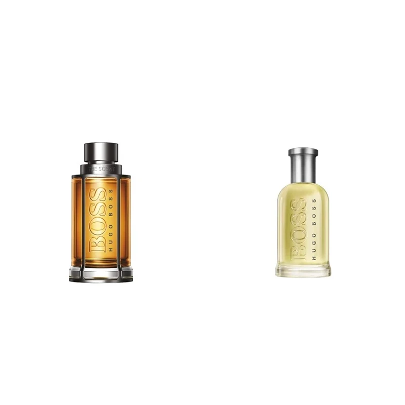 BOSS The Scent For Him Eau de Toilette 50ml Aftershave for Men & Boss Bottled by Eau De Toilette Spray 100ml