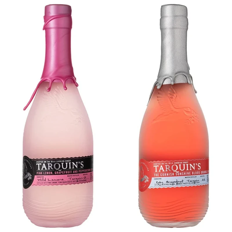Tarquin's Pink Lemon, Grapefruit and Peppercorn Gin, 70 cl & Tarquin's Blood Orange Gin, 70 cl