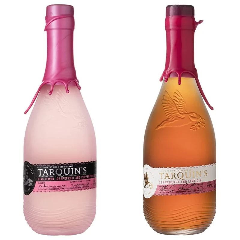 Tarquin's Pink Lemon, Grapefruit and Peppercorn Gin, 70 cl & Tarquin's Strawberry and Lime Gin, 70 cl