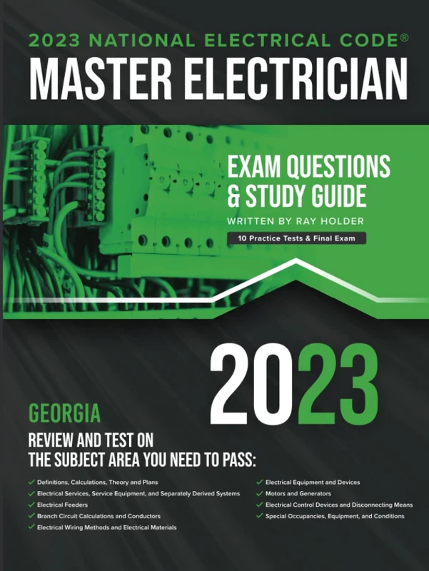 2023 Georgia Master Electrician Exam Prep and Study Guide: 400+ Questions for Study on the 2023 National Electrical Code