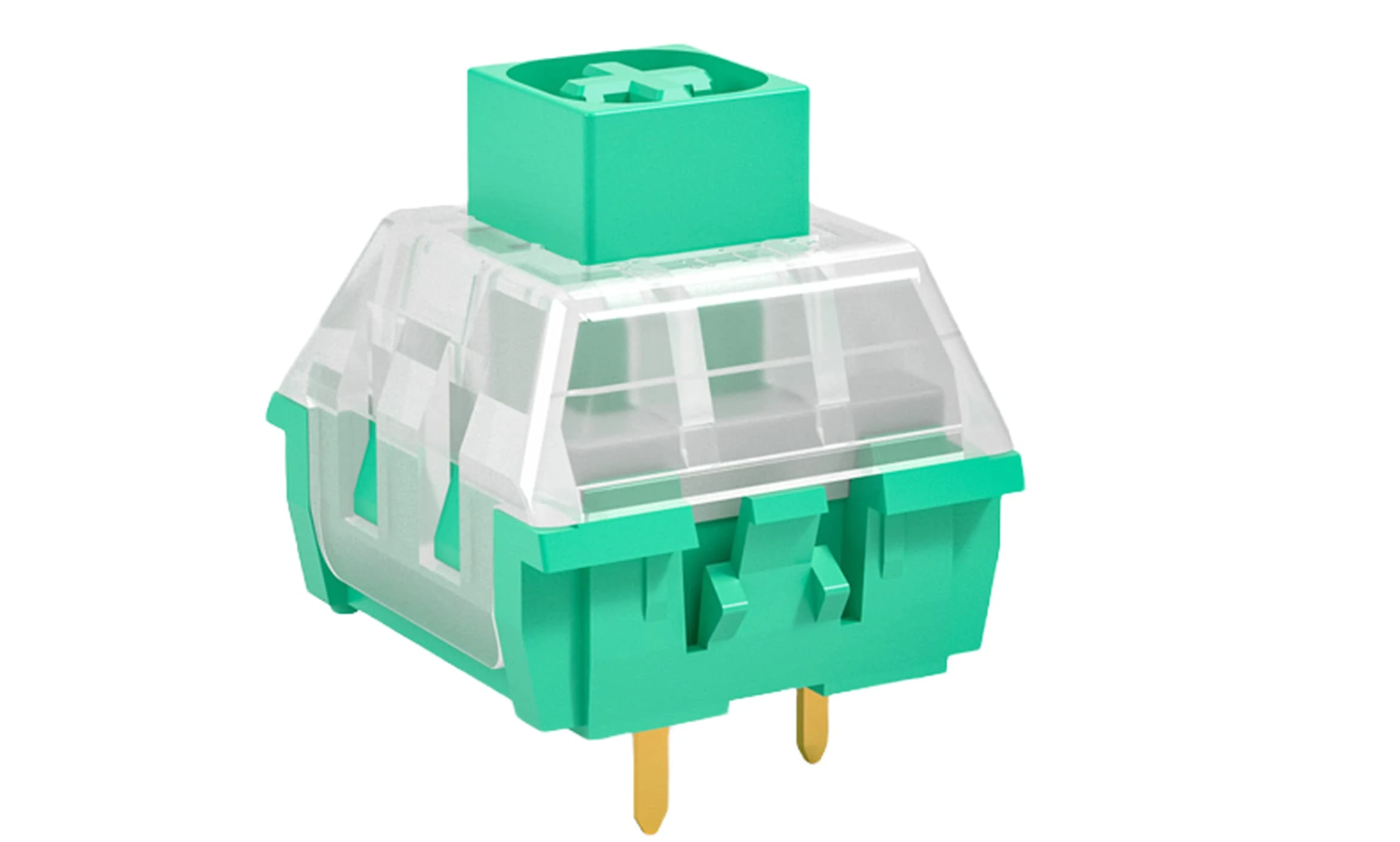 Ranked Kailh Box Key Switches for Mechanical Gaming Keyboards | Plate Mounted (Kailh Box Glazed Green, 65 Pcs)