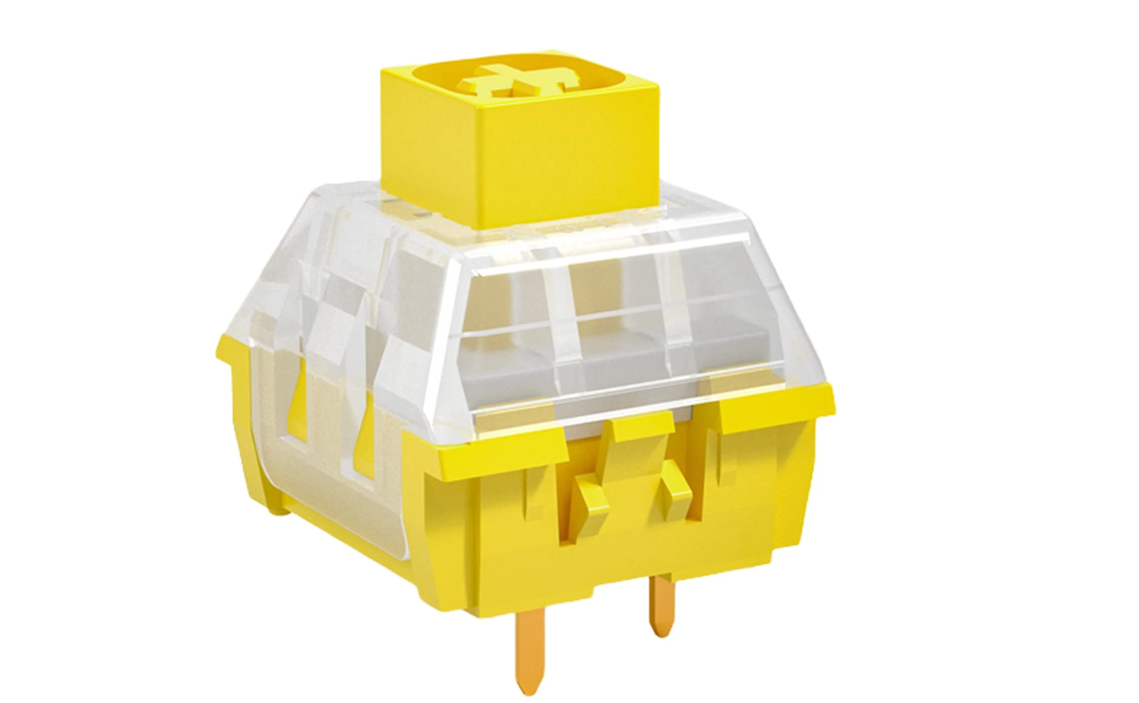 Ranked Kailh Box Key Switches for Mechanical Gaming Keyboards | Plate Mounted (Kailh Box Noble Yellow 10 Pcs)