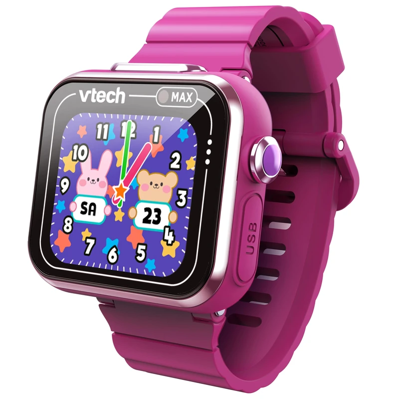 Vtech KidiZoom Smart Watch MAX in Purple - Children's Watch with Dual Camera for Photos and Videos, Numerous Games, Varied Functions and Much More - For Children Aged 5-12 Years