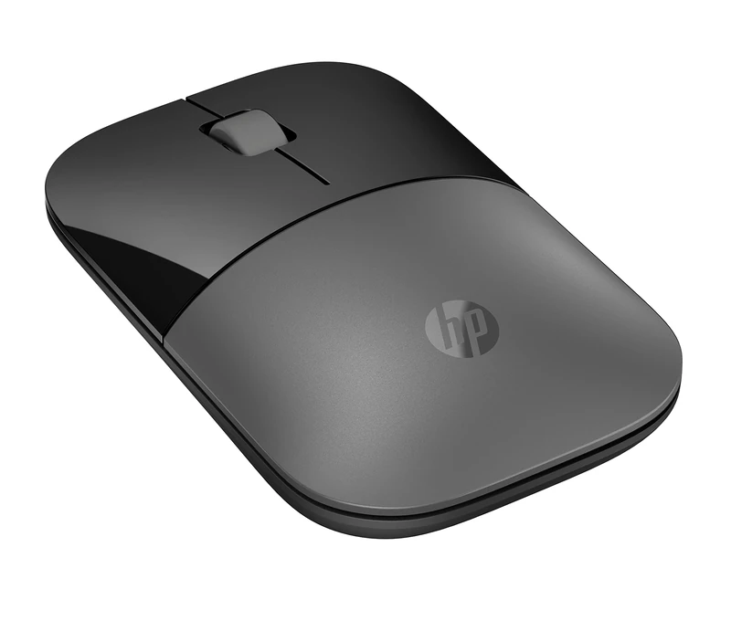 HP Z3700 Dual Silver Wireless Mouse | Compatible with Chrome, PC or Mac | Bluetooth 5.0 | Wireless | 1600 DPI Optical Multi-Surface Sensor | AES technology | Up to 16 Months Battery