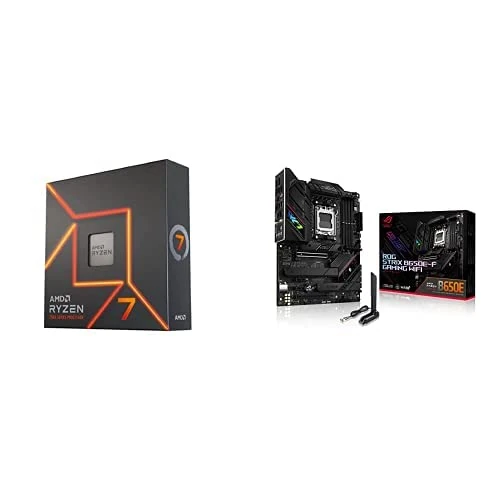 AMD Ryzen™ 7 7700X Desktop Processor (8-core/16-thread, 40MB cache, up to 5.4 GHz max boost)