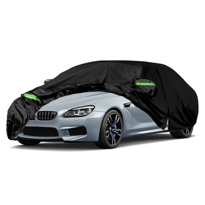 Waterproof Car Cover Replace for BMW 6 Series 2011-2018, 210T Custom-Fit Protector with Night Reflective Strips for Snow Rain Dust Protection (F12/F13 E63/64 M6 2005-2011) - Image 1