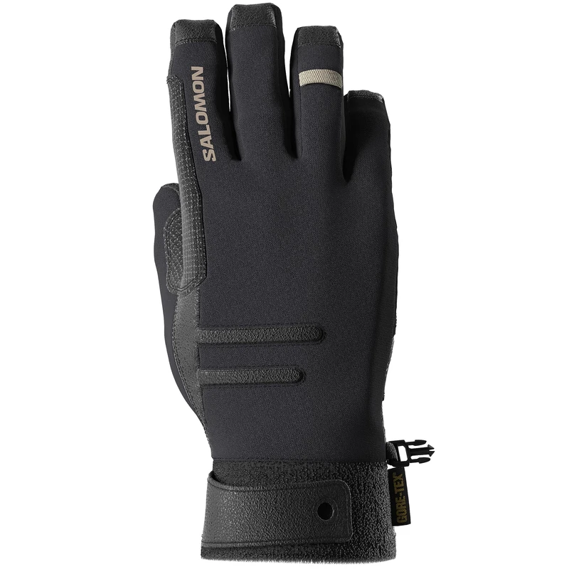 Salomon Mtn Gore-Tex Unisex Gloves Hiking Ski Snowboarding , All-weather protection, Durable dexterity, and Precise fit, Black, XS