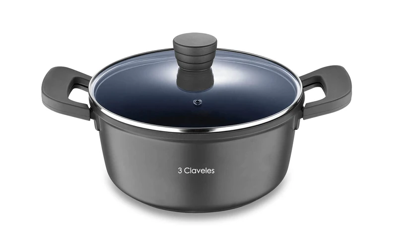 Saucepan Ø28 x 12.5 cm Alu-Cast with Dark Collection 3C Lid