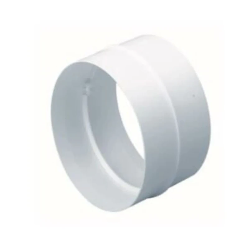Brookvent Round Rigid PVC Duct -100mm Round Connector (Box of 100)
