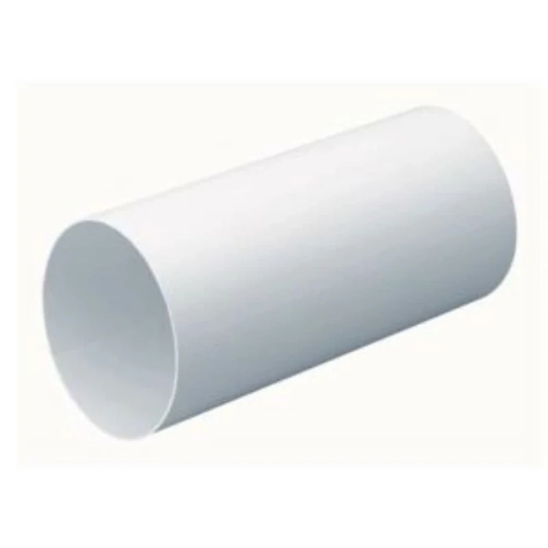 Brookvent Rigid PVC Duct - 125mm Round 1m Duct (Box of 6)