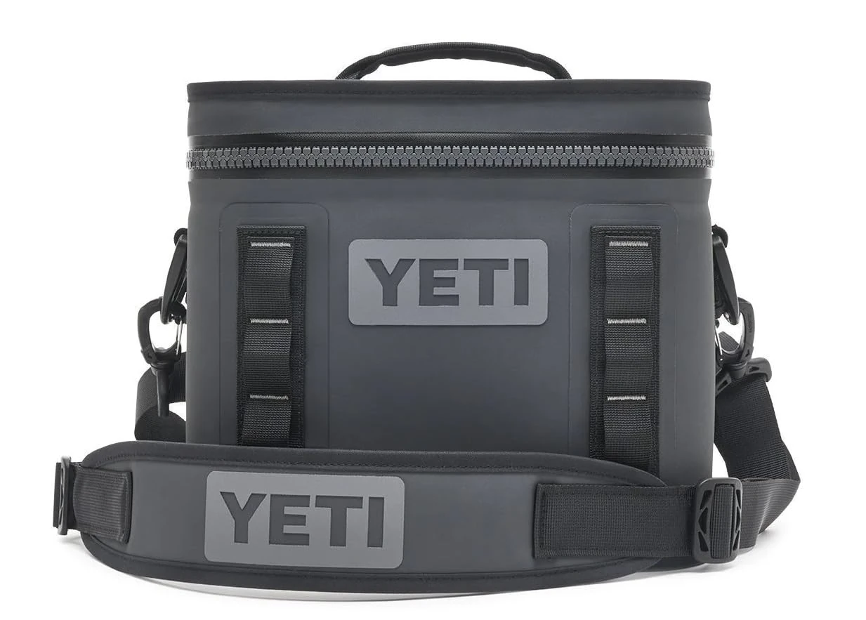 YETI Hopper Flip 8 Cool Bag, Portable & Insulated Backpack Cooler, Charcoal