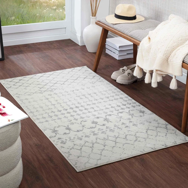 Livabliss Santiago Geometric - Scandi Runner Living Room 80x150 cm, Hallway, Kitchen - Neutral, Patterned Carpet Runners, Boho Style, Easy Care - Large , Brown, Ivory and Grey