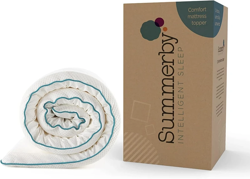Summerby Sleep Memory Foam Mattress Topper with Anti Slip Technology | 5cm | Double 135cm x 190cm (SUMT50D) - Image 1