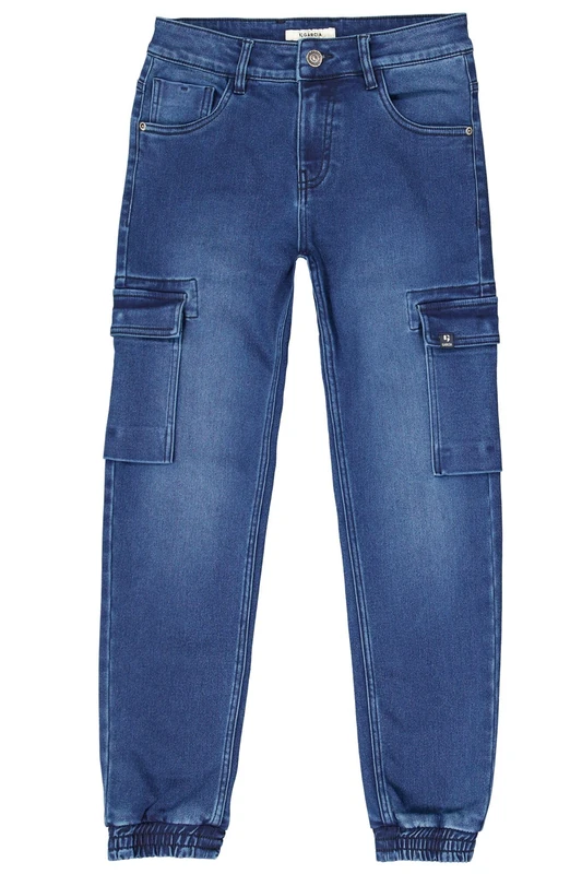Garcia Kids Boy's Pants Denim Jeans, Dark Used, - Image 1