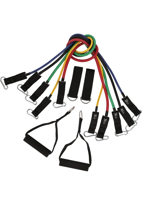 ENDURANCE Resistance Tube-E222046 Tube Set Black One Size - Image 1