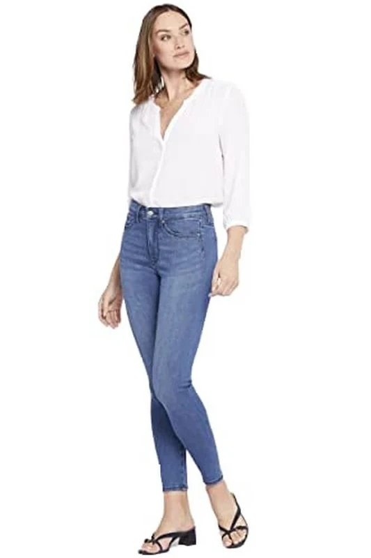 NYDJ Women's Le Silhouette Hr Ami Skinny Jeans, Amour, 14