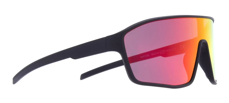 Red Bull Spect Eyewear Daft Sunglasses, Matt Metallic Black, L