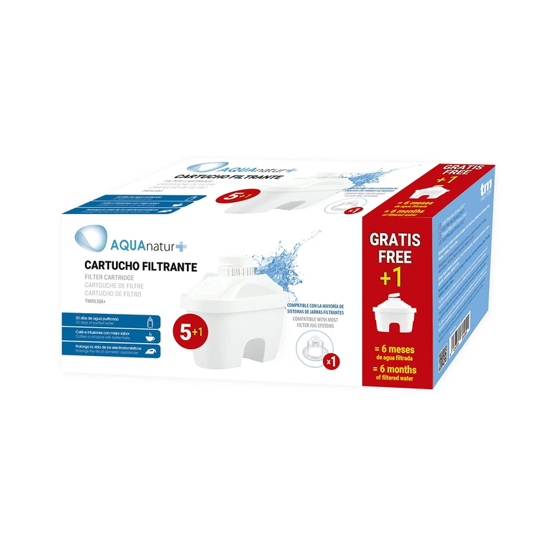 TM Electron TMFIL106+ 6 to 12 Month Water Filter Compatible with Maxtra and Maxtra+ (Pack of 6)