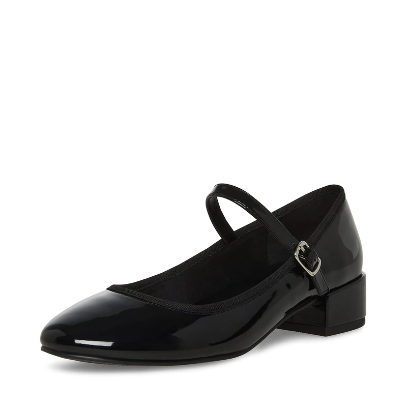 Madden Girl Women's Tutu Ballet Flat, Black Patent, 5.5 UK - Image 1