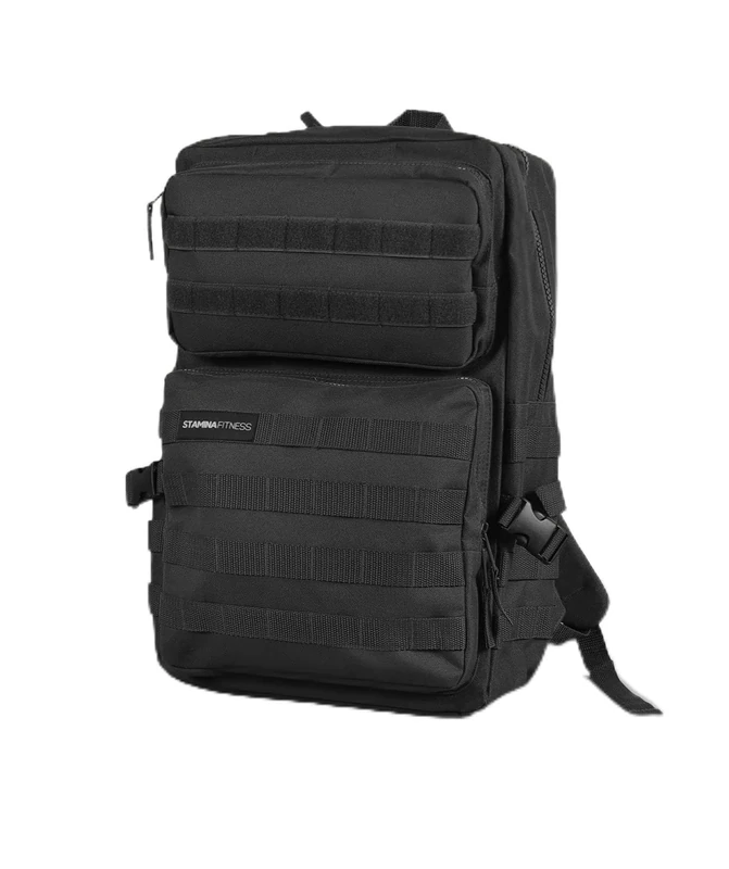 STAMINA FITNESS Zaino Tactical Backpack, Black, 30L - Image 1