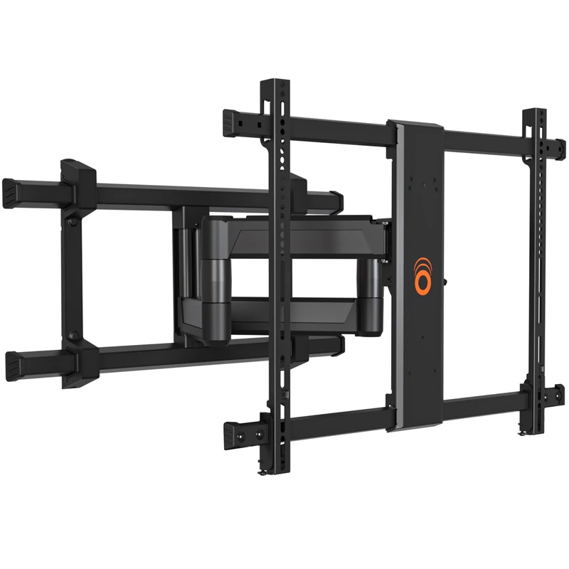 ECHOGEAR XL Full Motion TV Wall Mount - Universal Bracket for Big TVs Up to 90" - Smooth Articualtion Plus Easy 3 Step Install with Pre-Assembled TV Interface - Ideal for OLED & QLED TVs - Image 1