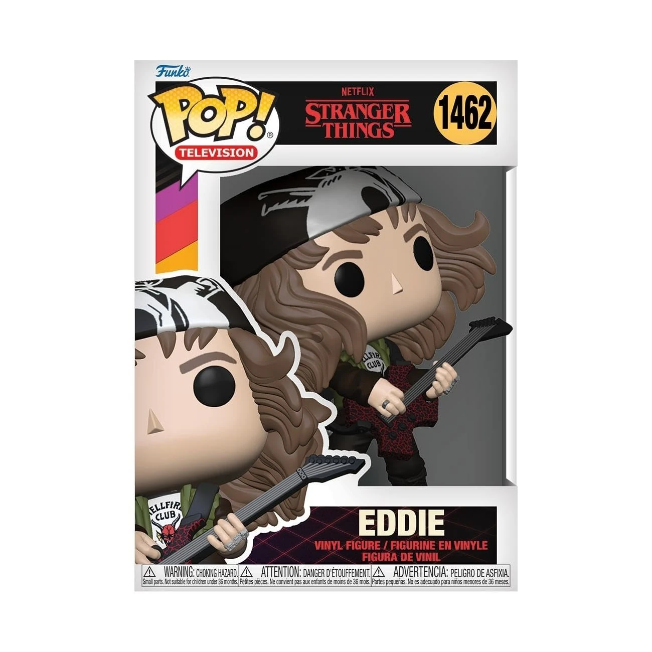 Funko POP! TV: Stranger Things - Hunter Eddie With Guitar - Collectable Vinyl Figure - Gift Idea - Official Merchandise - Toys for Kids & Adults - TV Fans - Model Figure for Collectors and Display