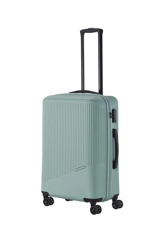 travelite 4-wheel hard shell suitcase medium 65 liters, BALI: ABS hard-shell trolley with TSA combination lock, 67 cm