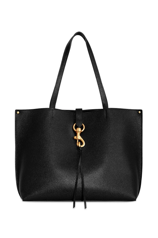 Rebecca Minkoff Megan Tote, Black/Antique Brass, Regular
