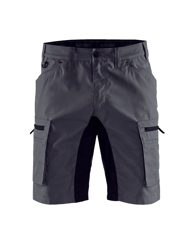 BLAKLADER WORKWEAR BKL00512 Maintenance Blaklader Stretch Shorts Size 38 - Medium Grey/Black-144918459699-38