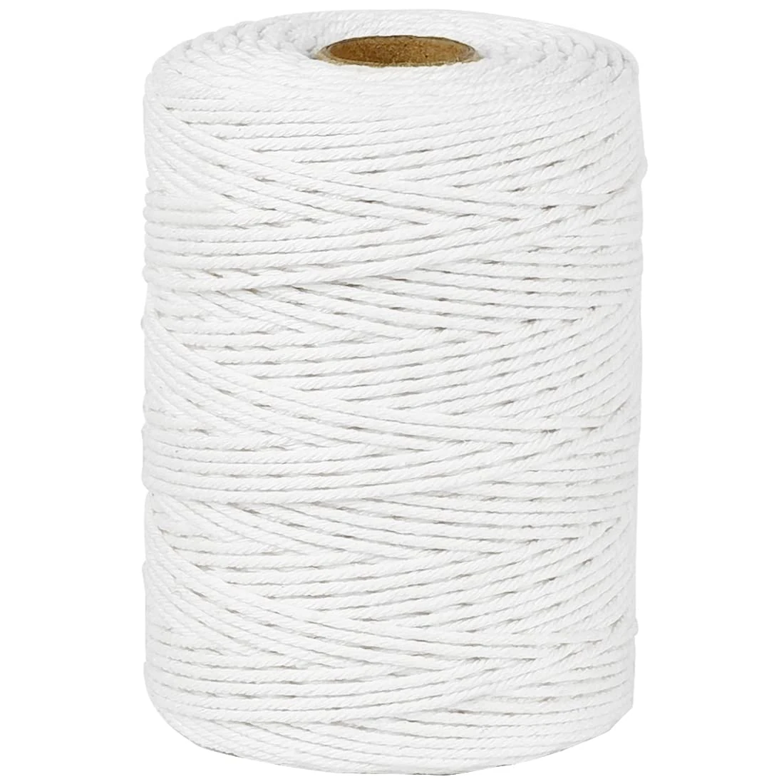 PerkHomy 213 M / 700 Feet Cotton Butchers Twine String 2mm for Cooking, Food Safe Crafts, Bakers Kitchen, Butcher Meat, Turkey, Sausage, Roasting, Gift Wrapping, Gardening, Crocheting & Knitting