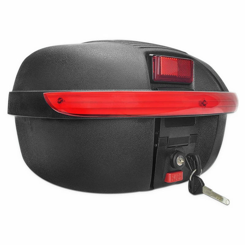 SachsenRAD 16 Litre Lockable Bicycle Case for Pannier Rack, Box for Your Bike, Mounting on Pannier Rack, Rear Bicycle Case, Black