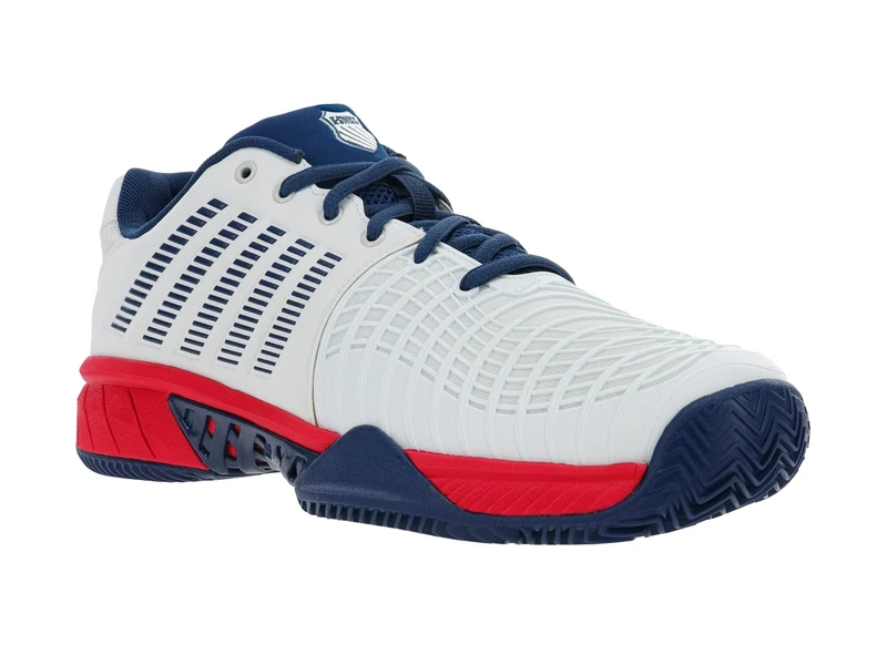 K-Swiss Men's Express Light 3 Hb Tennis Shoe, Bit of Blue Blue Opal Lollipop, 6.5 UK