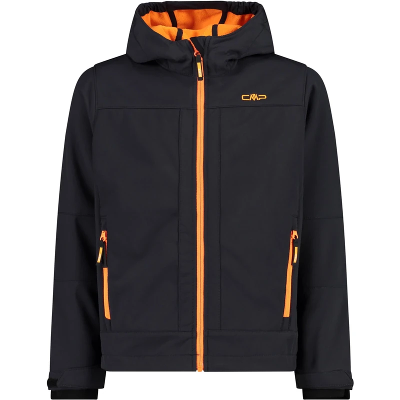 CMP Children's Jacket with Fixed Hood Unisex – Children and Teenagers (Pack of 1)