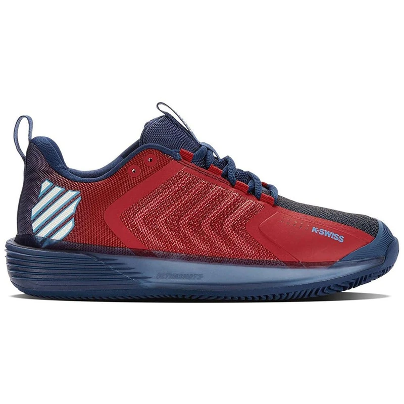 K-Swiss Men's Ultrashot 3 Hb Tennis Shoe, Lollipop Blue Opal Blanc De Blanc, 9 UK