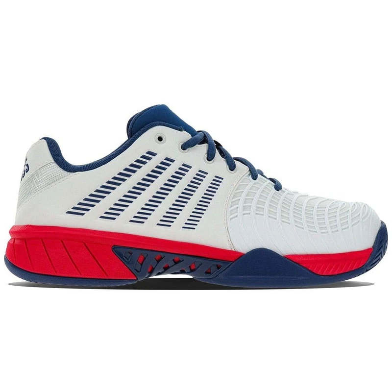 K-Swiss Men's Express Light 3 Tennis Shoe, Bit of Blue Blue Opal Lollipop, 9 UK