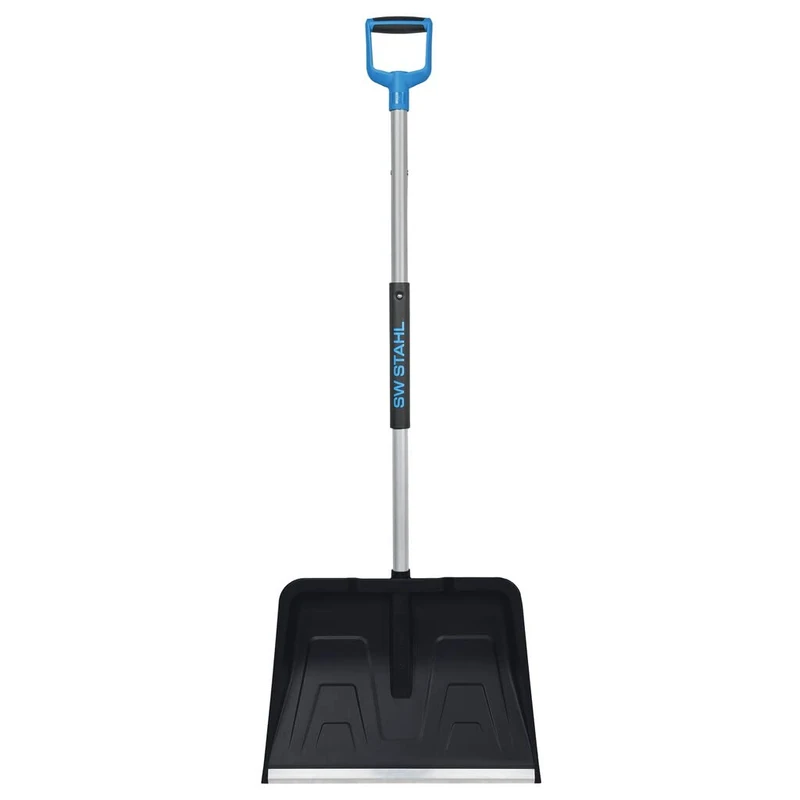 SW-Stahl 98100L Foldable Long Handled Snow Shovel, Space-Saving, Sturdy, 138 cm Long, Aluminium