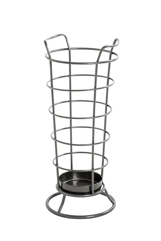 HAKU Möbel Umbrella Stand Anthracite, Metal - Size: H 65 cm X Ø 27 cm, Style: Modern