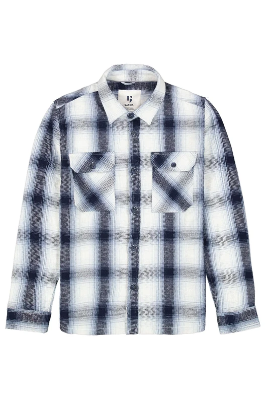 Garcia L31100_Men's Overshirt, Blue (stone blue), S