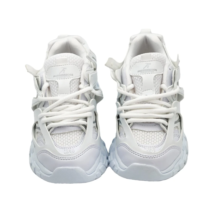 Bonateks Women's Defrby100024 Sneaker, White, 6 UK