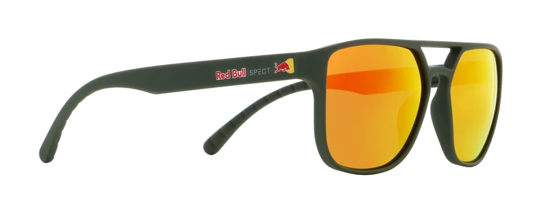 Red Bull Spect Eyewear Elroy Sunglasses, Matt Soft Touch Olive Green, M/L