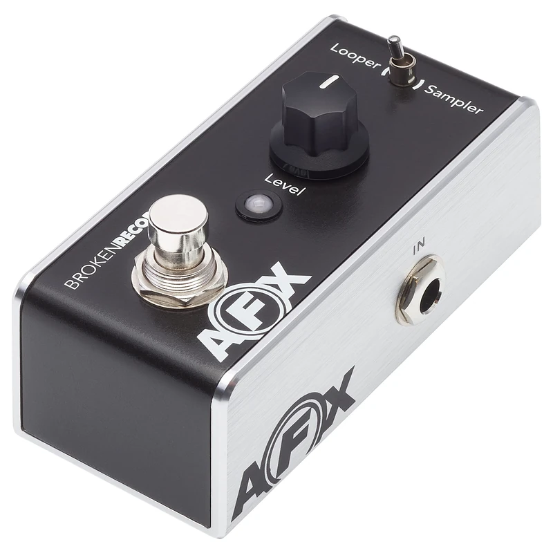 FISHMAN Guitar Preamp Pedal - AFX Broken Record Mini Looper/Sampler Pedal