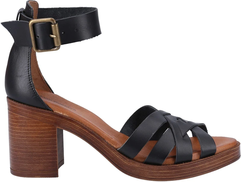 Hush Puppies Female Giselle Sandal, Black, 6