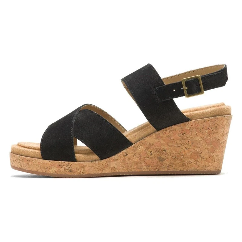 Hush Puppies Female Willow X Band, Black, 5