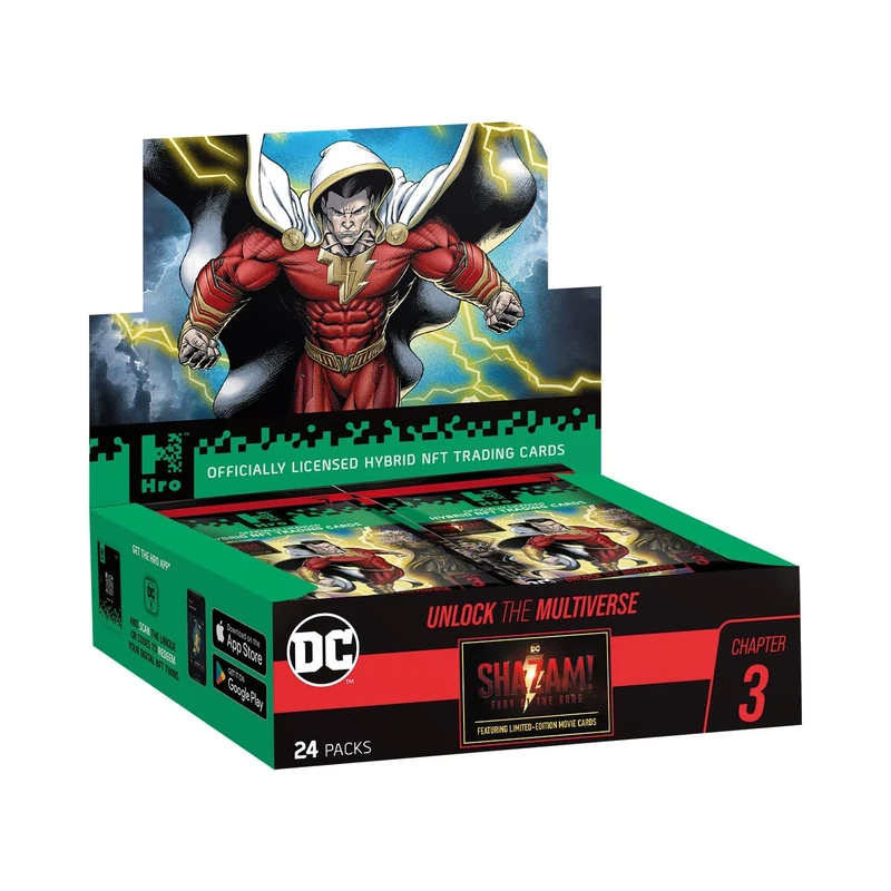 HRO 10037750-0001 Hybrid Trading Cards-Chapter 3: Shazam-24-Pack Mega Booster Box