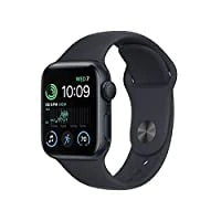 Apple Watch SE 2022 (2nd Gen) (GPS, 44mm) - Midnight Aluminium Case with Midnight Sport Band, Extra Large (Renewed)