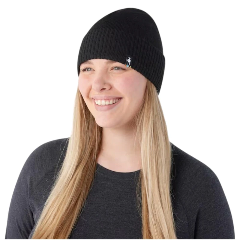 Smartwool Unisex Fleecegefütterte Mütze Fleece-Lined hat, Schwarz,