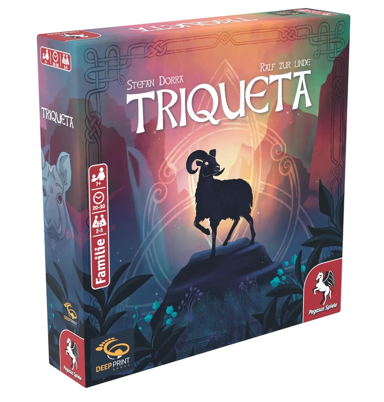 Pegasus Spiele 57810G Triqueta (Deep Print Games) Board Games - Image 1