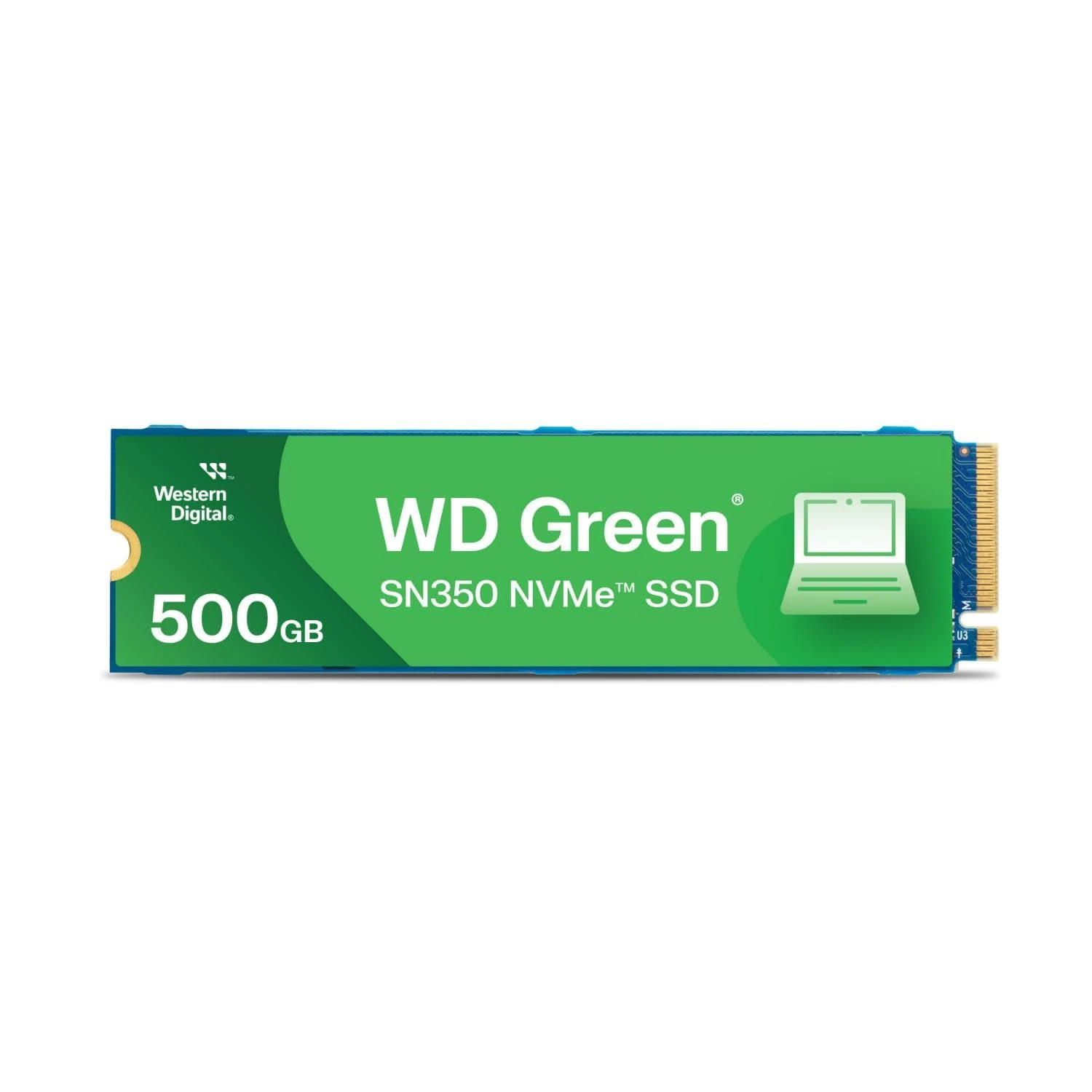 WD Green SN350 500GB M.2 NVMe SSD, with 2400MB/s Read Speed and Up to 1500MB/s Write Speed