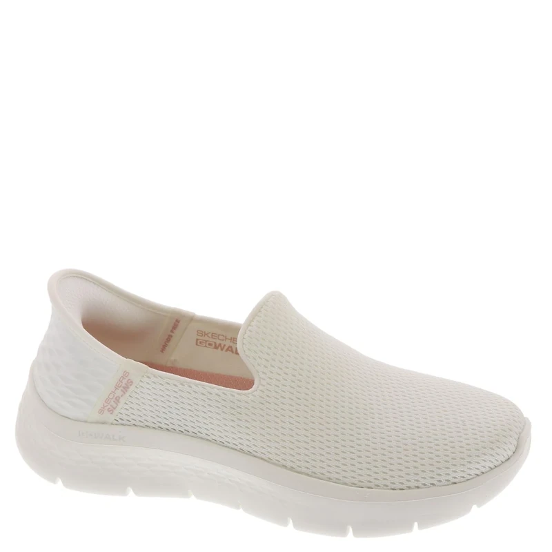 Skechers Women's Go Walk Flex Slip-ins – Relish Sneaker, Cream, 7.5 UK